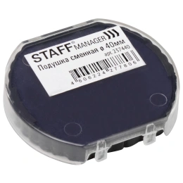 Подушка сменная для оснасток "Printer 9140", синяя, STAFF, 237440