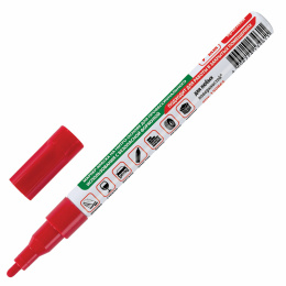 Маркер-лак бояуы (paint marker) 2 мм, қызыл, КСИЛОЛСЫЗ (иіссіз), алюминий, BRAUBERG PROFESSIONAL, 150865