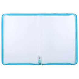 Brauberg pastel, A4, 330x240 мм, 600 мкм, аквамарин түсі, 271970 пластикалық сыдырма көлемді қалта