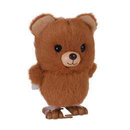 Игрушка мягкая заводная "Мишка", высота 13 см, WOOZOO (ВУЗУ), 666191