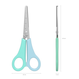 Ножницы ErichKrause JOY® Пастель, 13.5см, ассорти (в блистере по 1 шт.)