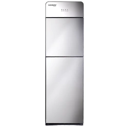Кулер для воды SONNEN FSE-03G, напольный, нагрев/охлаждение электронное, НИЖНЯЯ ЗАГРУЗКА, 3 крана, зеркальный, 455753