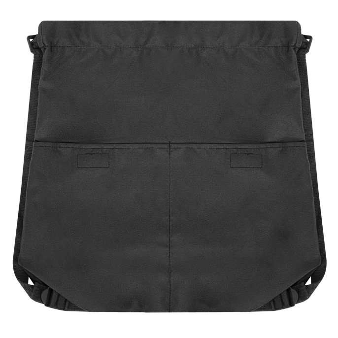 Рюкзак спортивный мешок HEIKKI PACK (ХЕЙКИ), 2 отделения, увеличенный объем, 40х35 см, черный, 272419