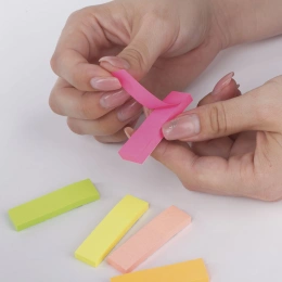 Жабысқақ неон brauberg қағаз бетбелгілері, 50х14 мм, 250 дана (5 түсті x 50 парақ), Еуро суспензия, 122731