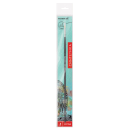 Brauberg art CLASSIC, синтетика қатты, дөңгелек, № 1, ұзын тұтқа