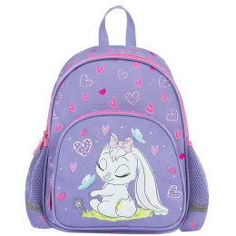 Рюкзак BRAUBERG KIDS PLAY детский, 1 отделение, 3 кармана, "Darling bunny", 29х23х12 см, 271390