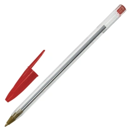 Staff "Basic Budget BP-04" шарикті қалам, қызыл, 0,5 мм жазу сызығы, штрихкодпен, 143870