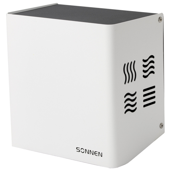 Сушилка для рук SONNEN HDR-1200W, 1200 Вт, производство РОССИЯ, антивандальная, сталь, белая, 701870