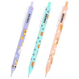 FUNSTER (FUNSTER) "CORGI" басып шығарылған механикалық 0,7 мм қарындаш, soft-touch корпусы, 182060