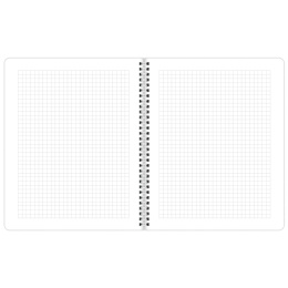 Тетради ДЭК А5 48 л. КОМПЛЕКТ 4 шт., BRAUBERG, гребень, клетка, 80 г/м2, Soft-Touch, "Minimal", 405579