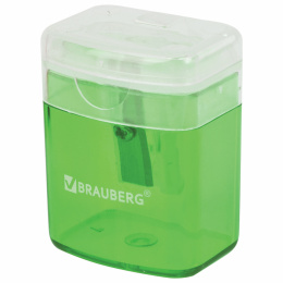 BRAUBERG "OfficeBox" қайрауышы, контейнері мен қақпағы бар, тікбұрышты, суспензиямен оралған, ассорти, 222494
