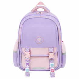 Рюкзак BRAUBERG SNAP, 2 отделения, 3 кармана, "Delicate lilac", 39х28х16 см, 272068