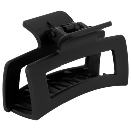 Краб для волос 8,5 см, soft-touch, чёрный, MONTE VITA (МОНТЕ ВИТА), 457002