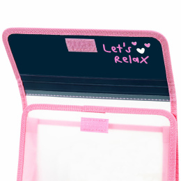 JUNLANDIA A5 ноутбук қалтасы, пластик, 2 бөлім, Velcro клапаны," Relaxing cats", 273332