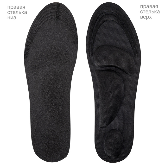 Стельки для обуви с супинатором 4D COMFORT PLUS, материал FOAM, размер RU 34-39 / EU 35-40, с линиями выреза, SHEGRA (ШЕГРА), 700744
