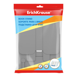 Подставка для книг пластиковая ErichKrause Классика, серый