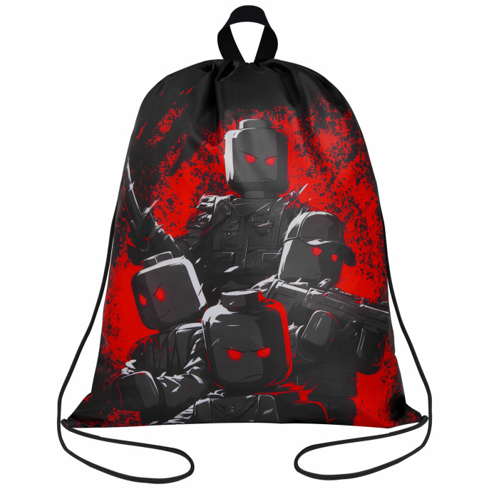 BRAUBERG kids аяқ киім сөмкесі, ілмегі бар, 42х34 см, "қуатты жауынгерлер", 273435