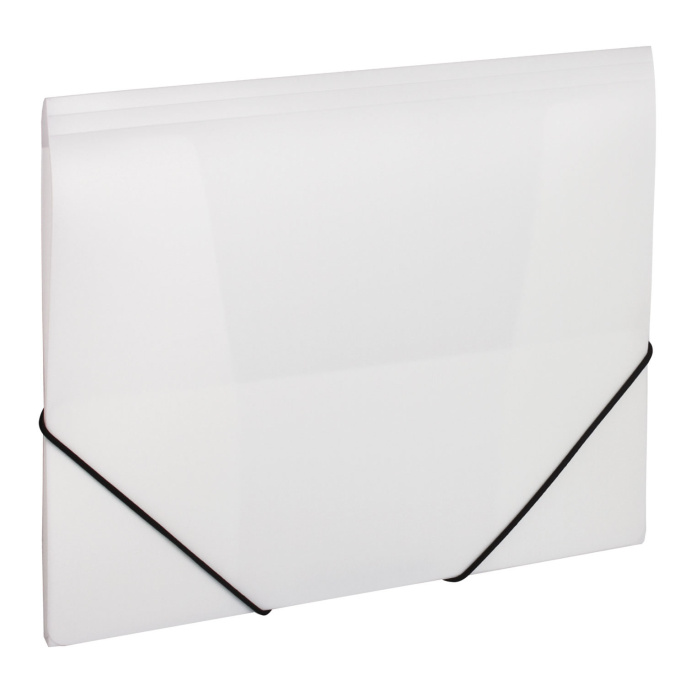 BRAUBERG "Office" серпімді қалтасы, ақ, 300 параққа дейін, 500 мкм, 228080