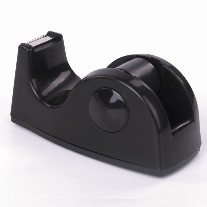 BRAUBERG жабысқақ таспа диспенсері үстел үсті, салмақты, орташа, қара, 11, 8х5х5 см, 440142
