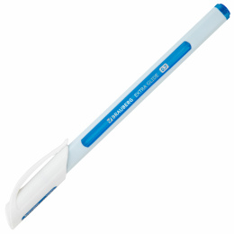 Ручка шариковая масляная BRAUBERG "Extra Glide Soft White", СИНЯЯ, узел 0,7 мм, линия письма 0,35 мм, 142927