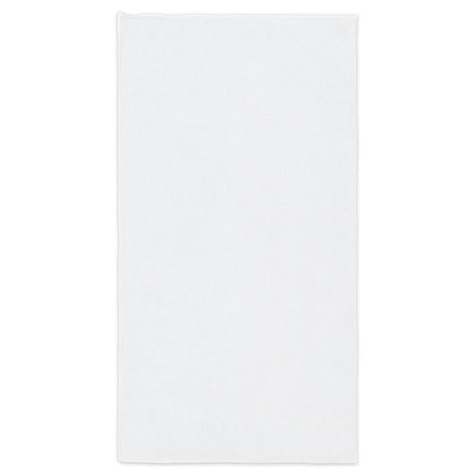 Салфетка из МИКРОФИБРЫ 50х100 см, WHITE ULTRA DENSE OVERLOCK, белая, 280 г/м2, LAIMA HOME, 608226