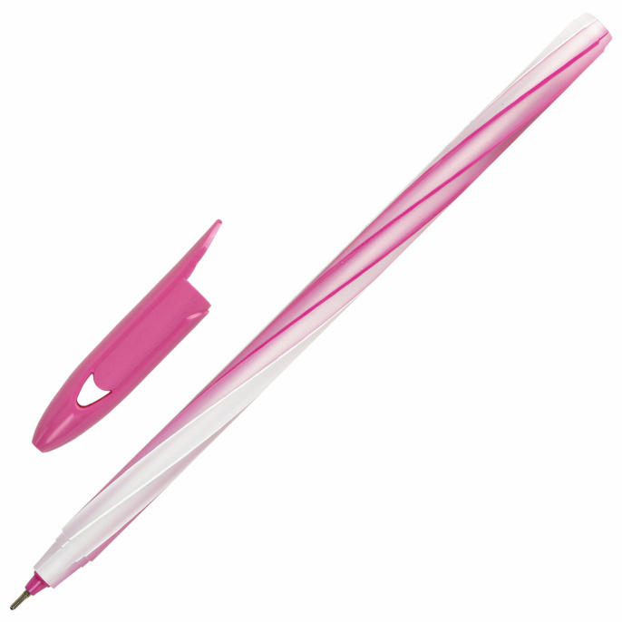 Ручка шариковая STAFF "CANDY PASTEL", синяя, игольчатый узел 0,6 мм, линия 0,3 мм, 144235
