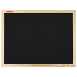 Магнитті бор тақтасы 45х60 см, қара, ағаш жақтау, BRAUBERG "Wood", 238802