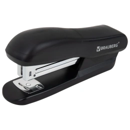 Степлер №24/6, 26/6 BRAUBERG "SX-39", до 25 листов, черный, 228590