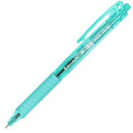 Ручка шариковая автоматическая с грипом BRAUBERG "CLASSIC PASTEL", СИНЯЯ, корпус ассорти, пишущий узел 0,5 мм, линия письма 0,35 мм, 144468