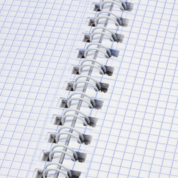 Тетрадь А4, 120 л., BRAUBERG, гребень, клетка, матовая ламинация, "Minimal Classic", 405640