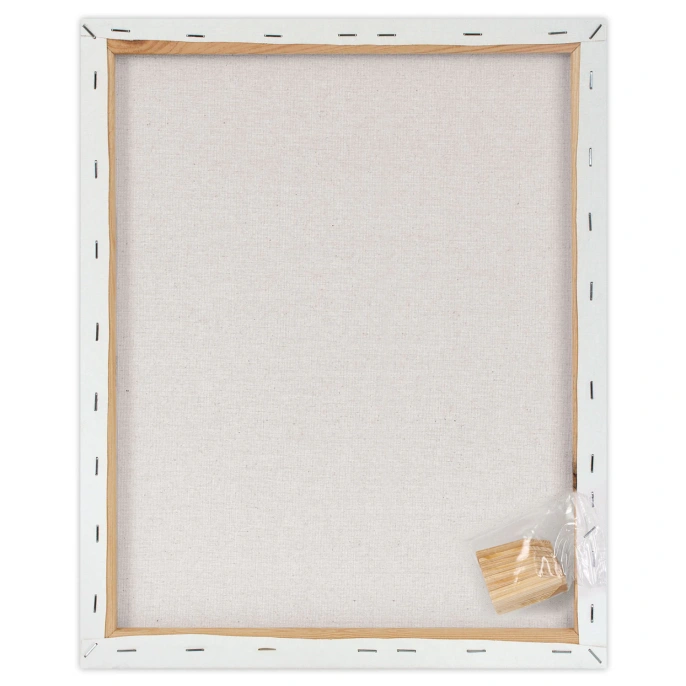 Холсты на подрамнике, набор 2 штуки, BRAUBERG ART BASIC, 50х60 см, 280 г/м2, хлопок, грунт, 192674