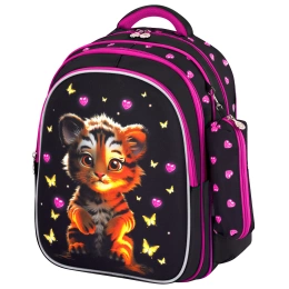 Brauberg kids mind рюкзактары, 2 бөлім, "Tiger Cub", 40х28х18 см, 273175
