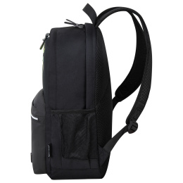 Рюкзак BRAUBERG FASHION CITY универсальный, 2 отделения, "Green Spider", черный, 46х31х15 см, 273839
