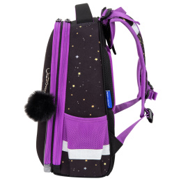 Brauberg ранiginal сөмкесі, 2 бөлім, салпыншақпен, "галактикалық мысық", 38х29х16 см, 274403