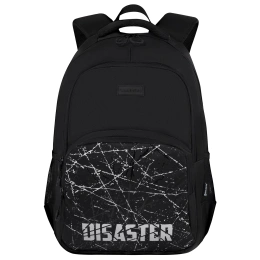 Рюкзак BRAUBERG CONCEPT универсальный, 2 отделения, светоотражающий принт, "Disaster", 45х30х18 см, 273848