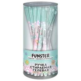 Funster (FUNSTER) басып шығарылған гельді жууға болатын қалам "мысықтың аяқтары"кросс-сериясы,көк, soft-touch ассортименті, 0,5 мм түйін, 144690