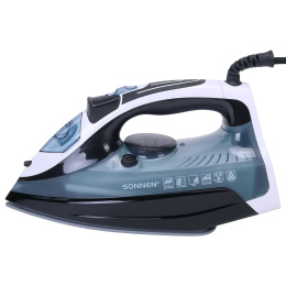 Sonnen si-2283, 2400 Вт бу үтігі, керамикалық жабын, тамшыға қарсы, қаққа қарсы, көк, 456995