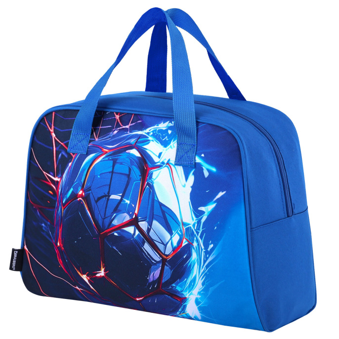 Тұтқалары бар BRAUBERG жаттығу сөмкесі, 35x25x15 см, "score goal", 273290