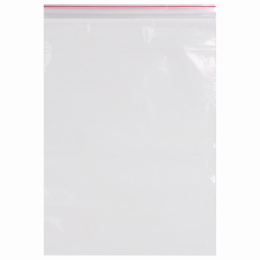 Пакеты с замком ZIP LOCK "зиплок", комплект 100 шт., 180х250 мм, ПВД, толщина 40 микрон, BRAUBERG, 606214