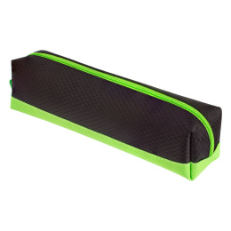 Brauberg қарындаш қорапшасы, жұмсақ, "қара және жарқын", қара және жасыл, 21х5х5 см, 229005