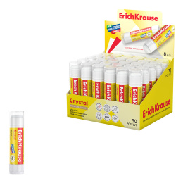 ErichKrause желім-қарындаш қосымша Кристалл, жоғары мөлдірлік, 8г (30 дана дисплей қорабында)