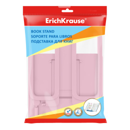 Подставка для книг пластиковая ErichKrause Пастель, розовый