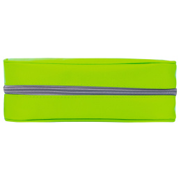 Пенал-косметичка BRAUBERG, мягкий, "KING SIZE NEON GREEN", 20х8х9 см, 229020