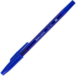 Ручка шариковая BRAUBERG 927 PRO "WRITING 3.0", СИНЯЯ, пишущий узел 0,5 мм, линия письма 0,25 мм, 144337