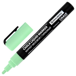 Маркеры меловые CHALK LIQUID MARKER, ПАСТЕЛЬ, НАБОР 8 ЦВЕТОВ, 3 мм, стираемые, BRAUBERG "CHALK", 152598