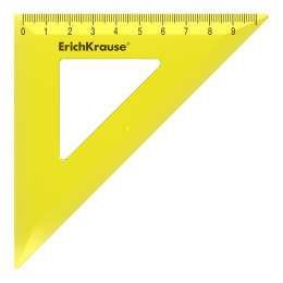 Пластикichkrause пластикалық шаршы Неон, 45° / 9см, сары (42 дана дисплей қорабында)
