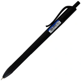 Ручка шариковая масляная автоматическая BRAUBERG "Extra Glide RT SOFT BLK", СИНЯЯ, игольчатый наконечник 0,7 мм, линия 0,5 мм, 144261