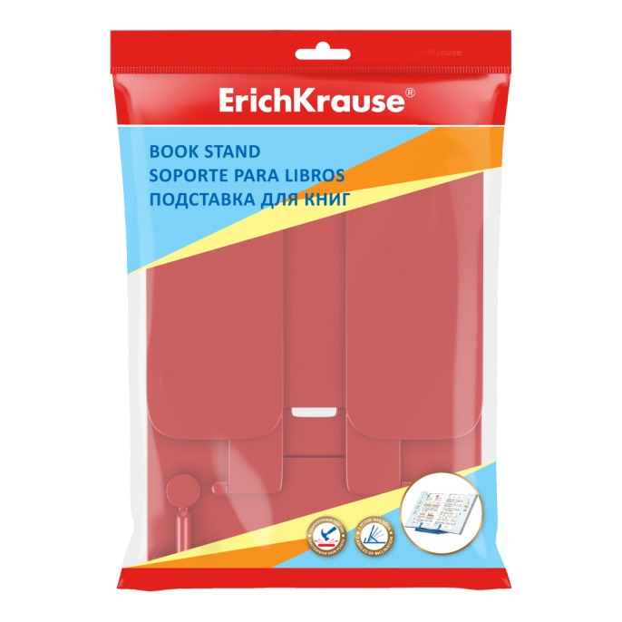 Пластикалық ErichKrause классикалық кітап стенді, қызыл