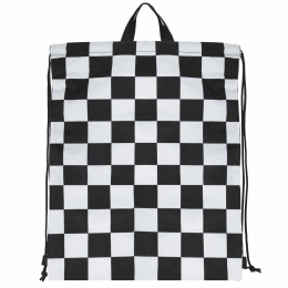 Мешок для обуви BRAUBERG большой удобный с ручкой, 51х41 см, "Black and White", 271595