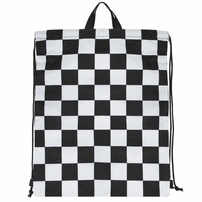 Мешок для обуви BRAUBERG большой удобный с ручкой, 51х41 см, "Black and White", 271595